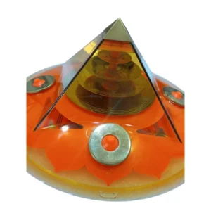 ShreeOn Vastu Gold premium Sri Yantra with gold plate for prosperity and advanced Vaastu energy field enhancement